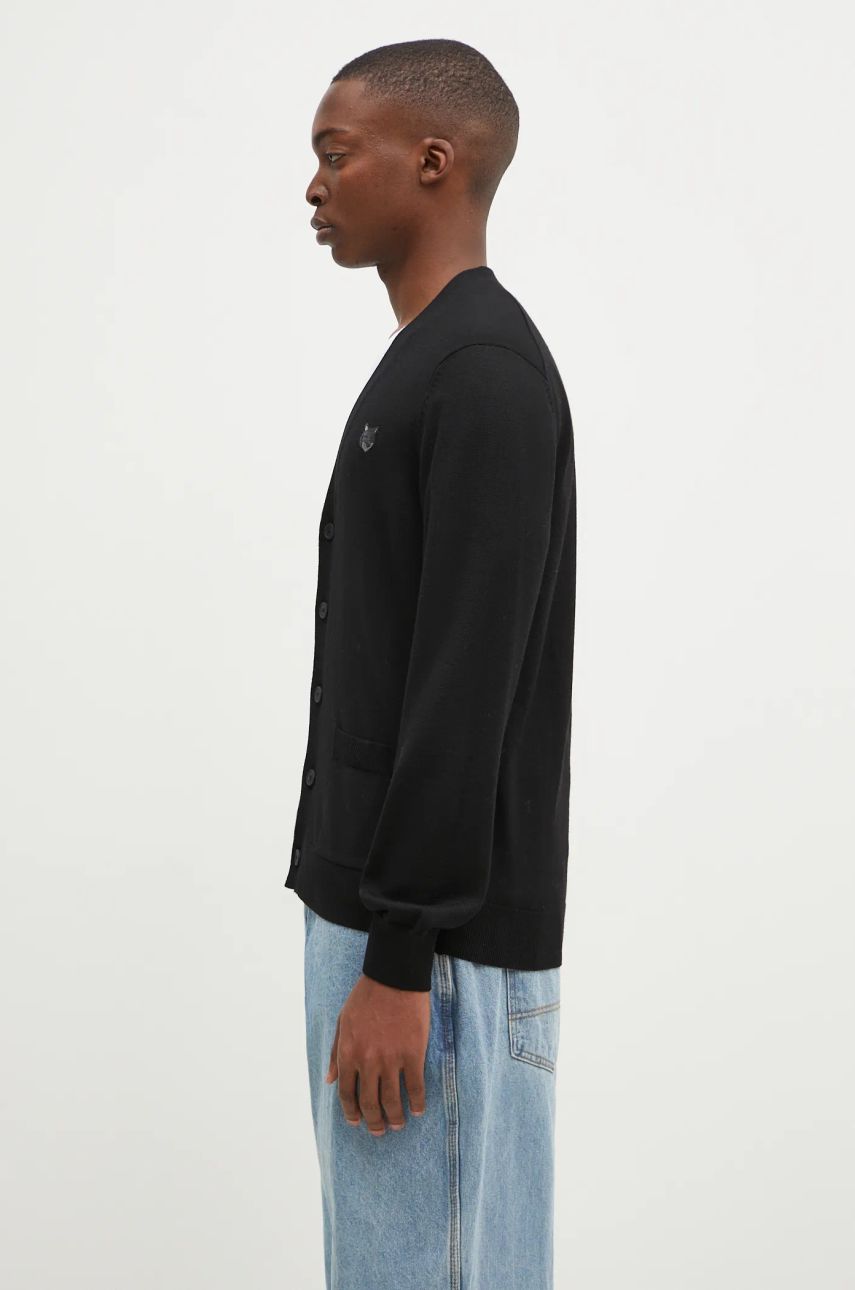 Sveter MAISON KITSUNÉ Bold Fox Head Cardigan Čierna | MM00509KT1036, 1