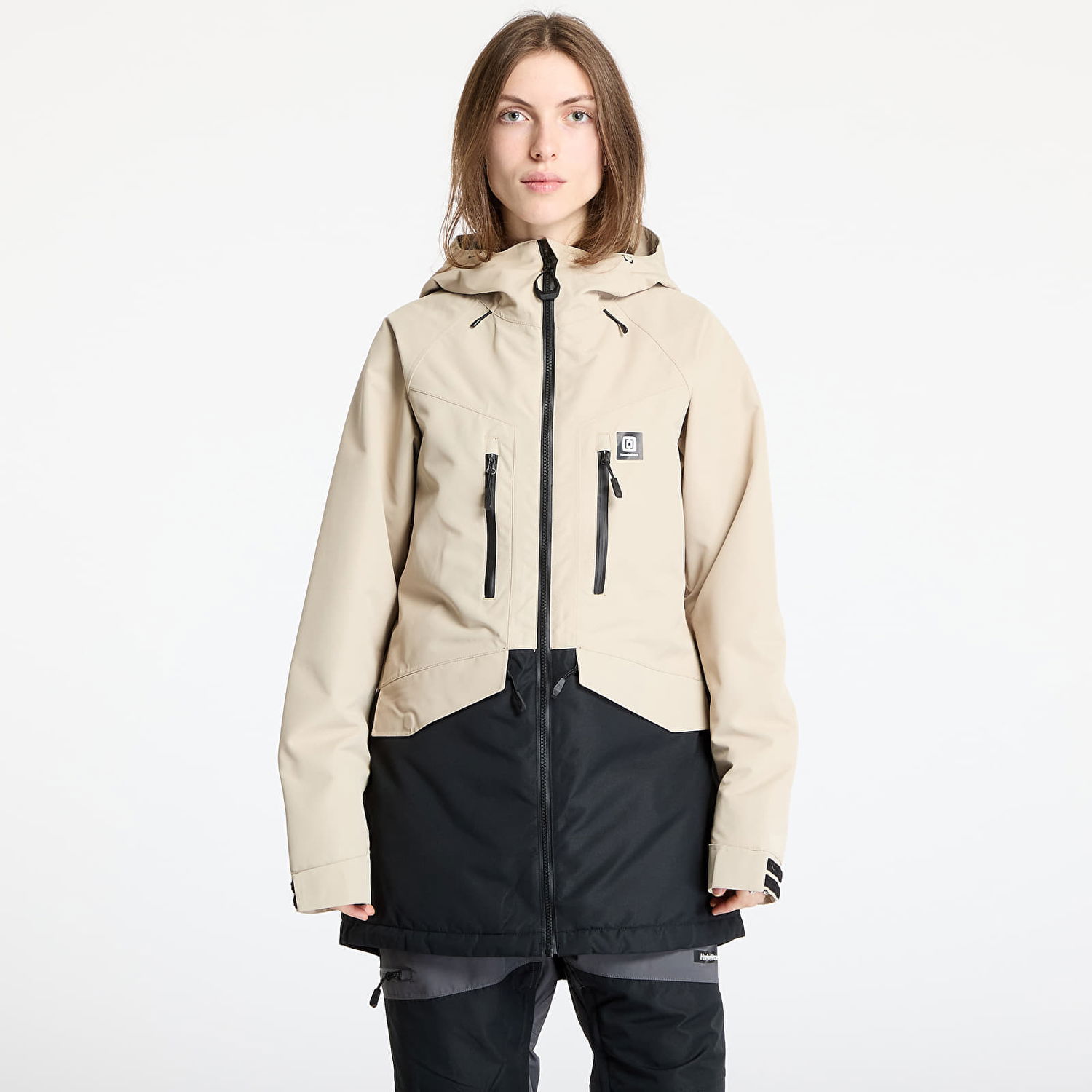 Parka Horsefeathers Larra II Women's Snowboard Jacket Béžová | OW210K, 0