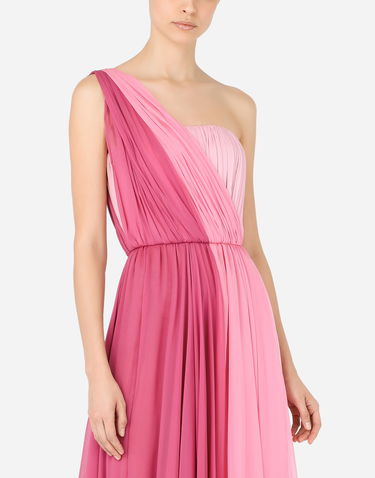 Šaty Dolce & Gabbana One-shoulder Maxi Dress Rôznofarebný | F6N0VTFU1ATS9002, 3