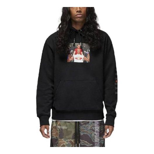 Mikina Jordan UNDEFEATED Collaboration Graphic Print Hoodie Čierna | DX6318-010