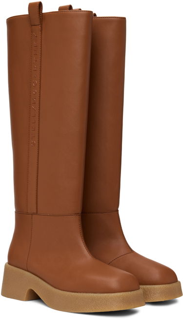 Tenisky a topánky Stella McCartney Skyla Knee-High Boots Hnedá | 810132AP00M0, 3