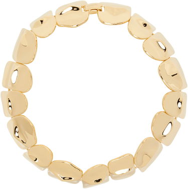 Náhrdelník Acne Studios Acne Studios Brass Croco Scale Necklace Žltá | C50463-, 0