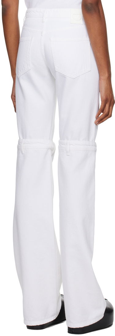 Džínsy Coperni Open Knee Jeans Biela | COPP55251, 2