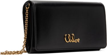 Peňaženka CHLOÉ Chloe Iconic Flap Wallet on Chain Čierna | CH25SP485O16, 1