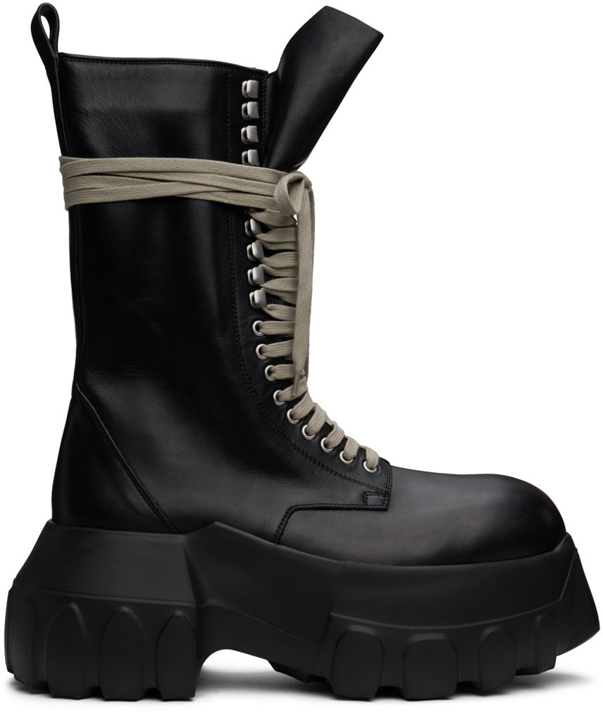 Porterville Army Mega Tractor Leather Boots