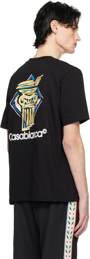 Tričko Casablanca Diamond Column Graphic T-Shirt Čierna | MPS25-JTS-001-06, 2