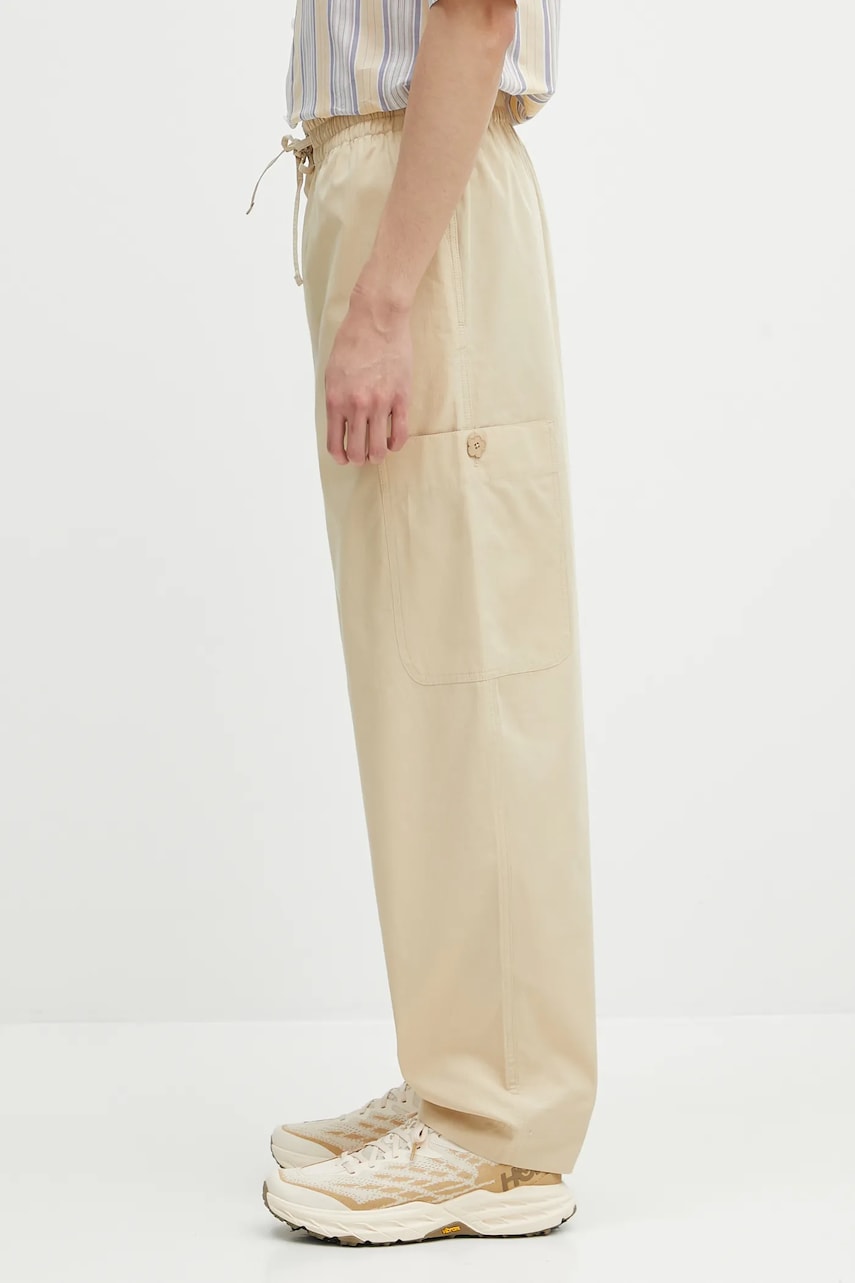 Nohavice KENZO Kenzo Wide-Leg Drawstring Pants Béžová | FF55PA5019SC.11, 1