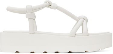 Tenisky a topánky Gianvito Rossi Marine Flat Sandals Biela | G32246.05GOM.NAP, 0