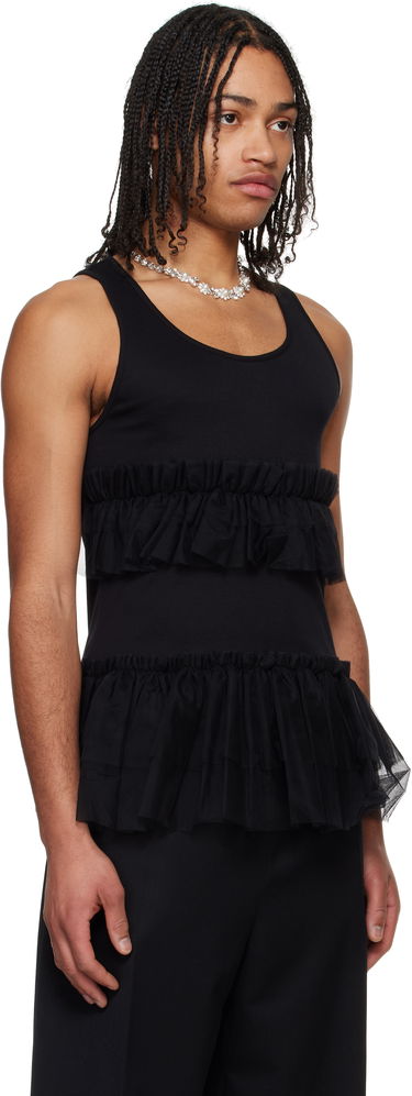 Tielko Simone Rocha Simone Rocha Tutu Hem Tank Top Čierna | 5334 0553, 1