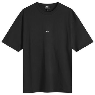 Tričko A.P.C. Micro Logo T-Shirt Čierna | COHBW-H26386-TZC, 0