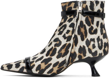 Starostlivosť o obuv GANNI GANNI Satin Eyelets Kitten Heel Boots Rôznofarebný | S2883, 2