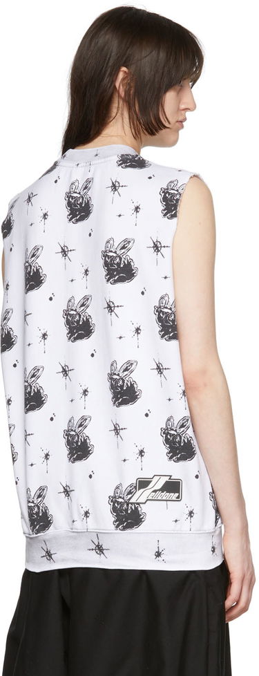 Tielko We11done We11done Graphic Print Tank Top Biela | WD-TV1-22-559-U-WH, 2