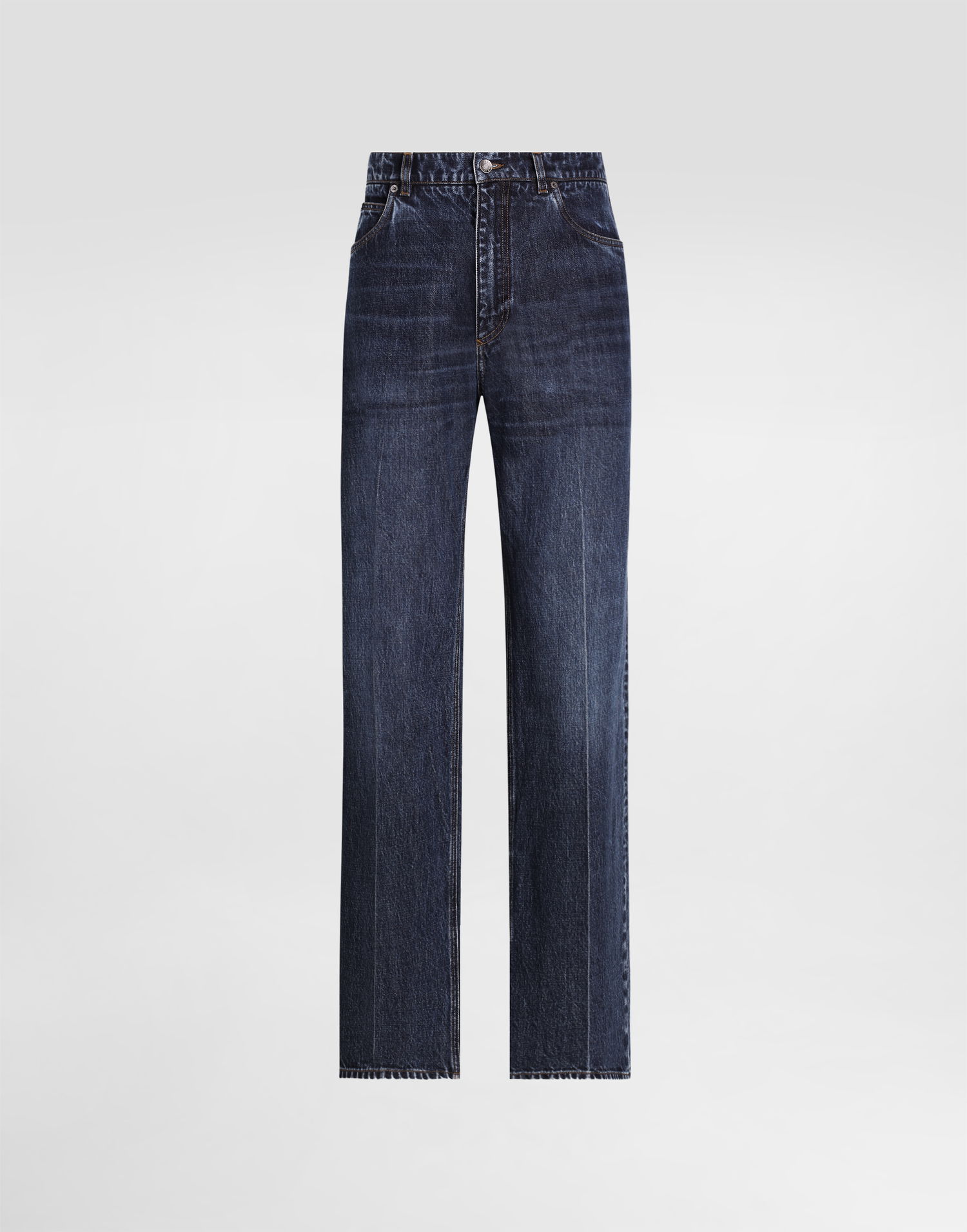 Džínsy Dolce & Gabbana Dolce & Gabbana Oversize Cotton Jeans Modrá | GWVNXZG8MU3S9001, 0