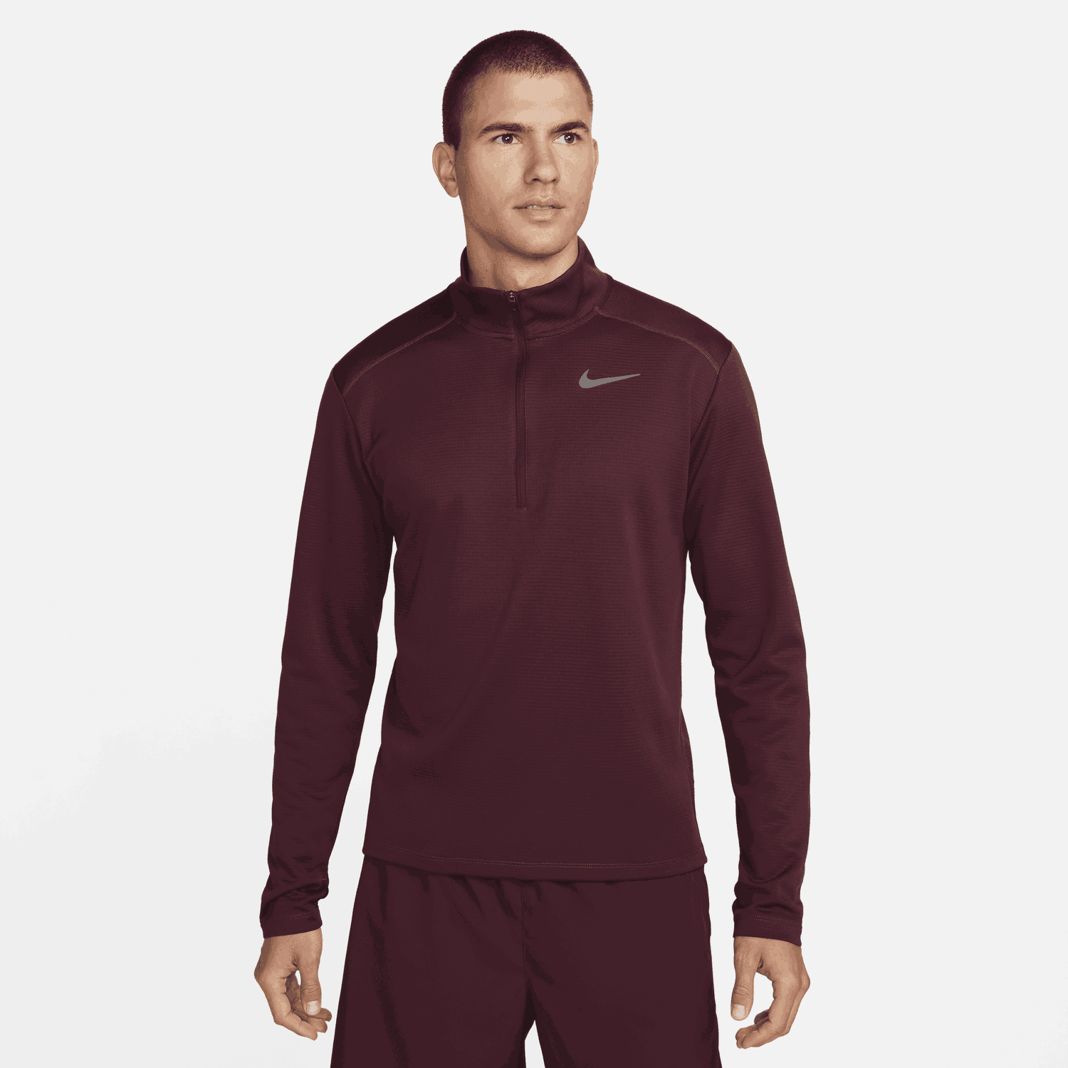 Mikina Nike Pacer 1/2-Zip Running Top Vínová | BV4755-681, 0