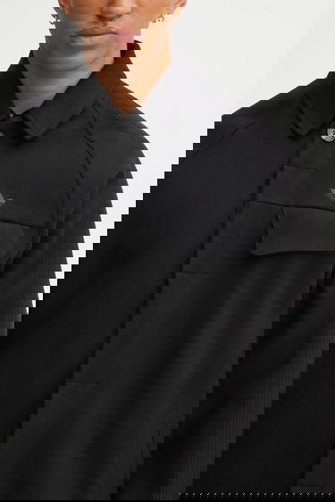 Kabáty adidas Originals adidas Originals P Ess Overcoat Čierna | JW0120, 3
