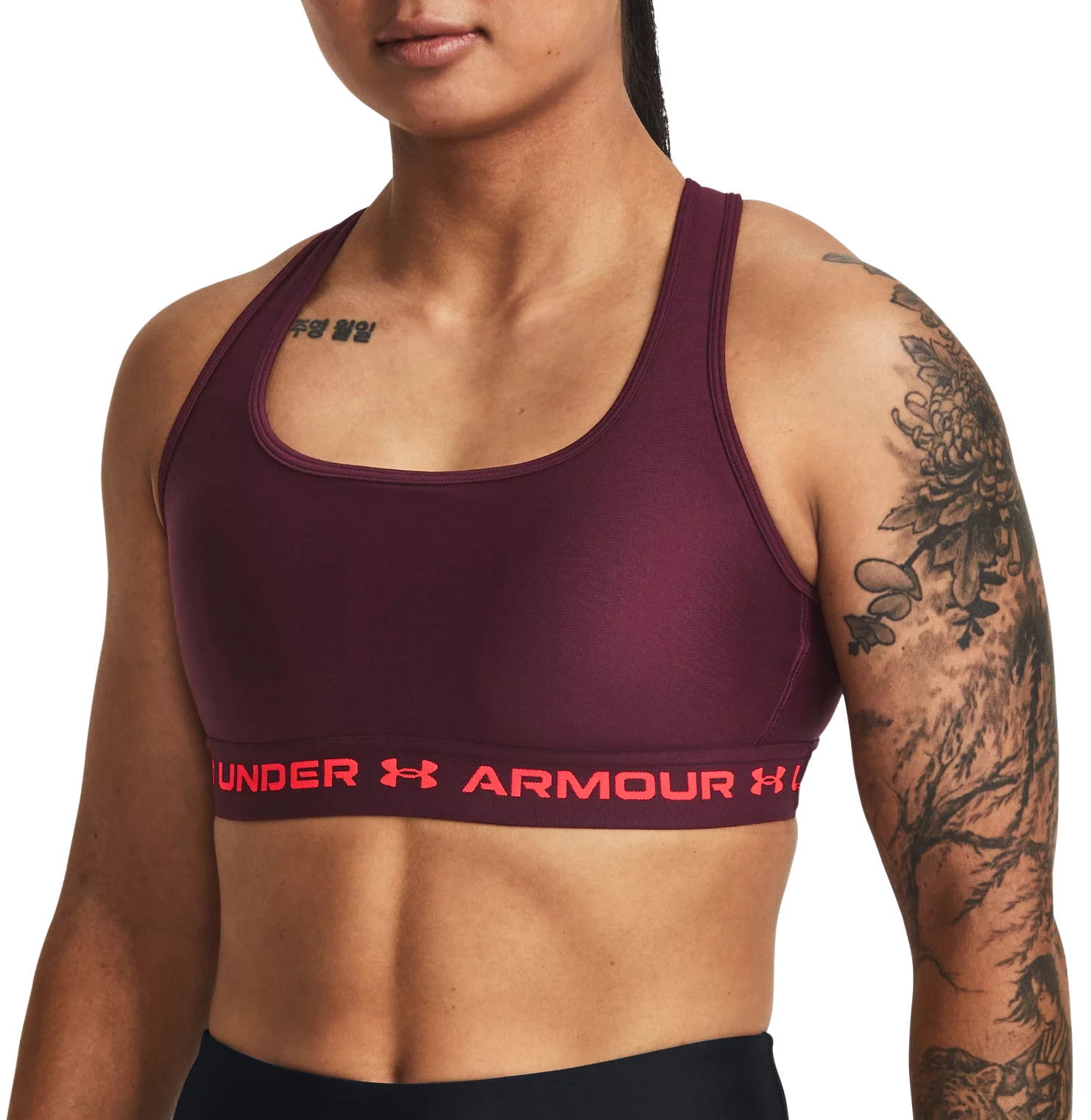 Podprsenka Under Armour High Crossback Bra Vínová | 1361034-600, 0