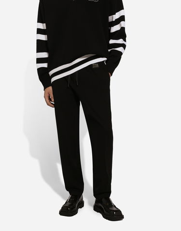 Nohavice Dolce & Gabbana Jersey Jogging Pants Čierna | GP0A4TFUGSTN0000, 3