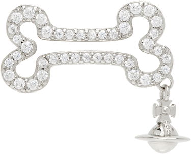 Náušnice Vivienne Westwood Vivienne Westwood Lyndon Bone Studded Orb Single Earring Metalická | 6201037R-01P102-, 0