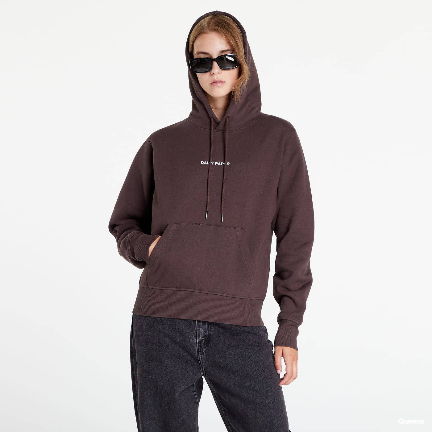 Mikina DAILY PAPER Evvie Type Hoodie Hnedá | 2222009, 0