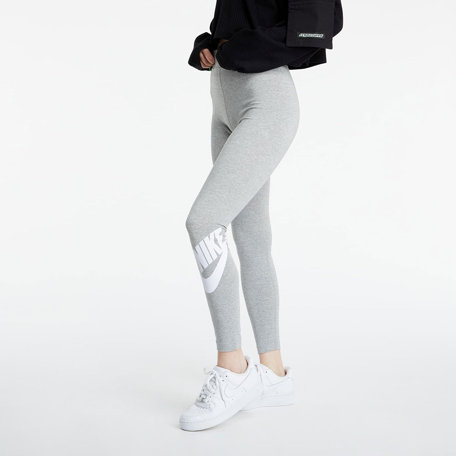Legíny Nike Sportswear Essential High-Rise Leggings Šedá | CZ8528-063, 0