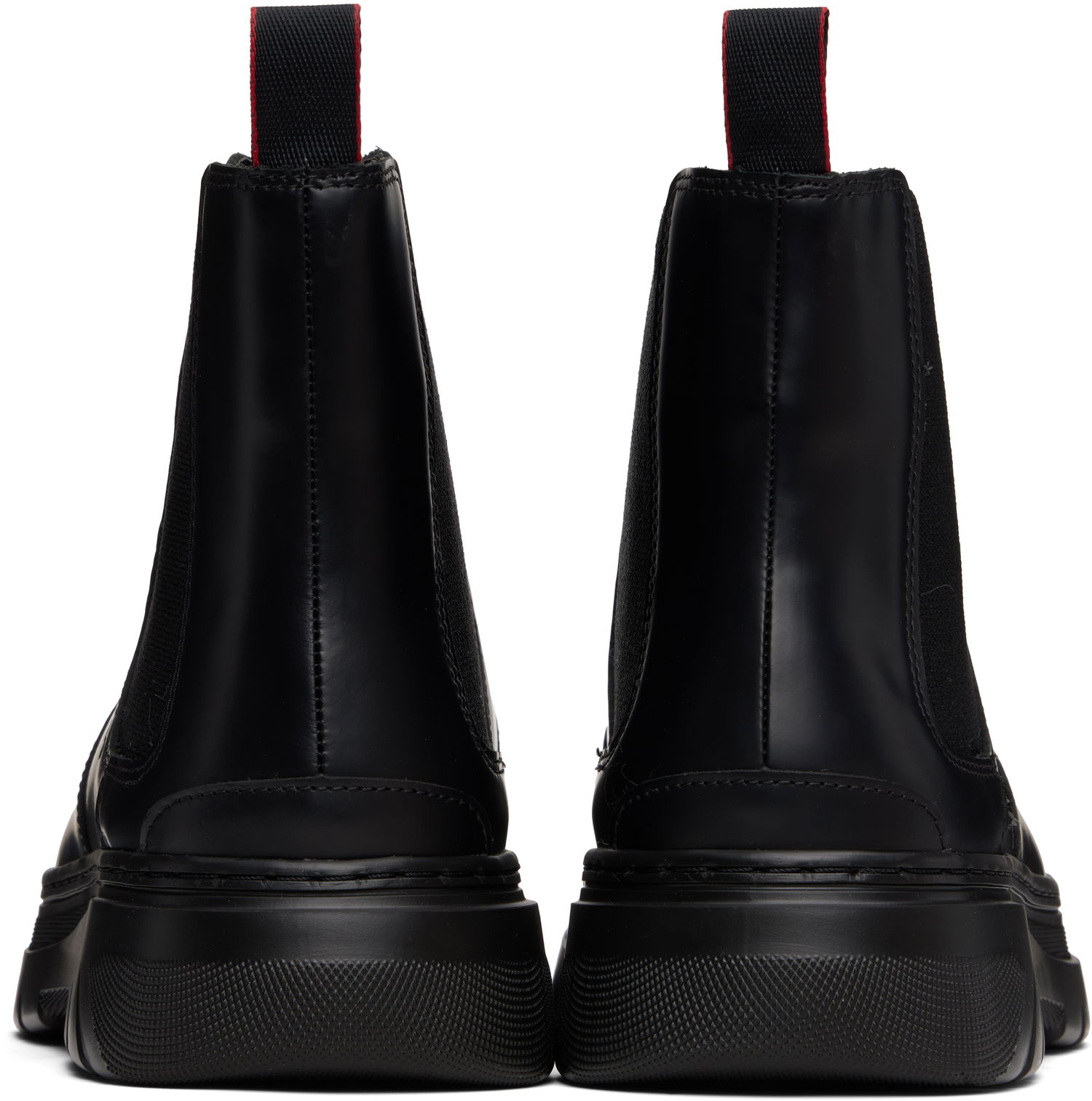 Tenisky a topánky BOSS Embossed-Logo Chelsea Boots Čierna | 50543764, 1
