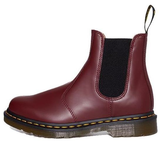 Tenisky a topánky Dr. Martens 2976 Yellow Stitch Chelsea Boots Vínová | 22227600
