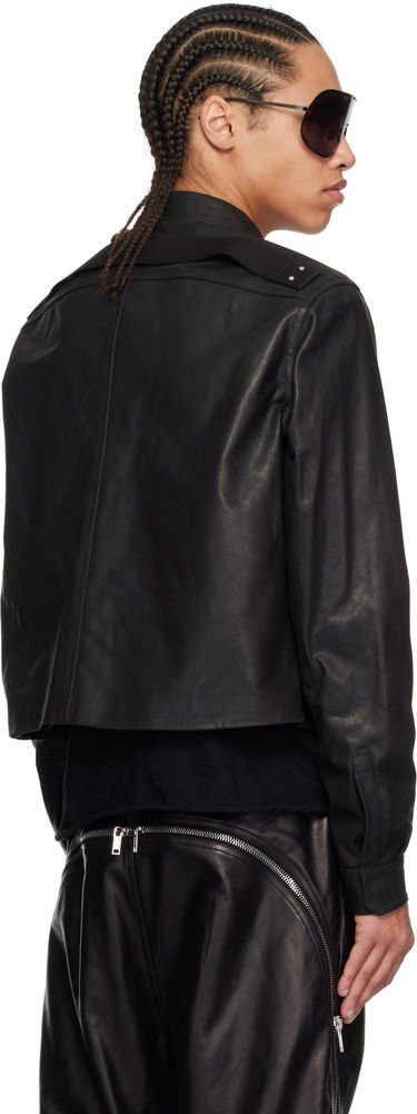 Bunda Rick Owens Rick Owens Hollywood Tour Alice Leather Jacket Čierna | RU01E5742 LSU, 2