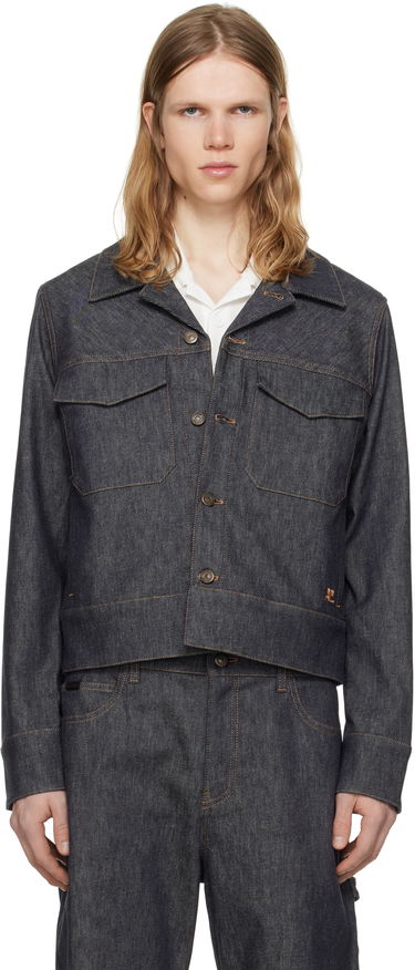 Bunda Courrèges Courrèges Utility Trucker Denim Jacket Modrá | 125DBL250DE0035, 0