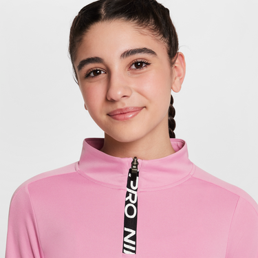 Sveter Nike Dri-FIT Pro Long Sleeve Half-Zip Top Ružová | FN9025-646, 4