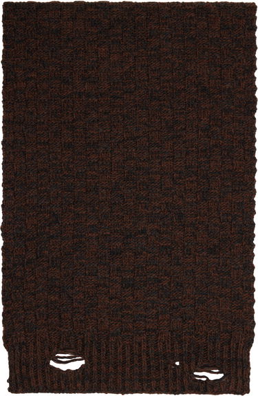 Šál Maison Margiela MM6 Maison Margiela Brown Distressed Scarf Hnedá | SH2TE0005 M13174, 1