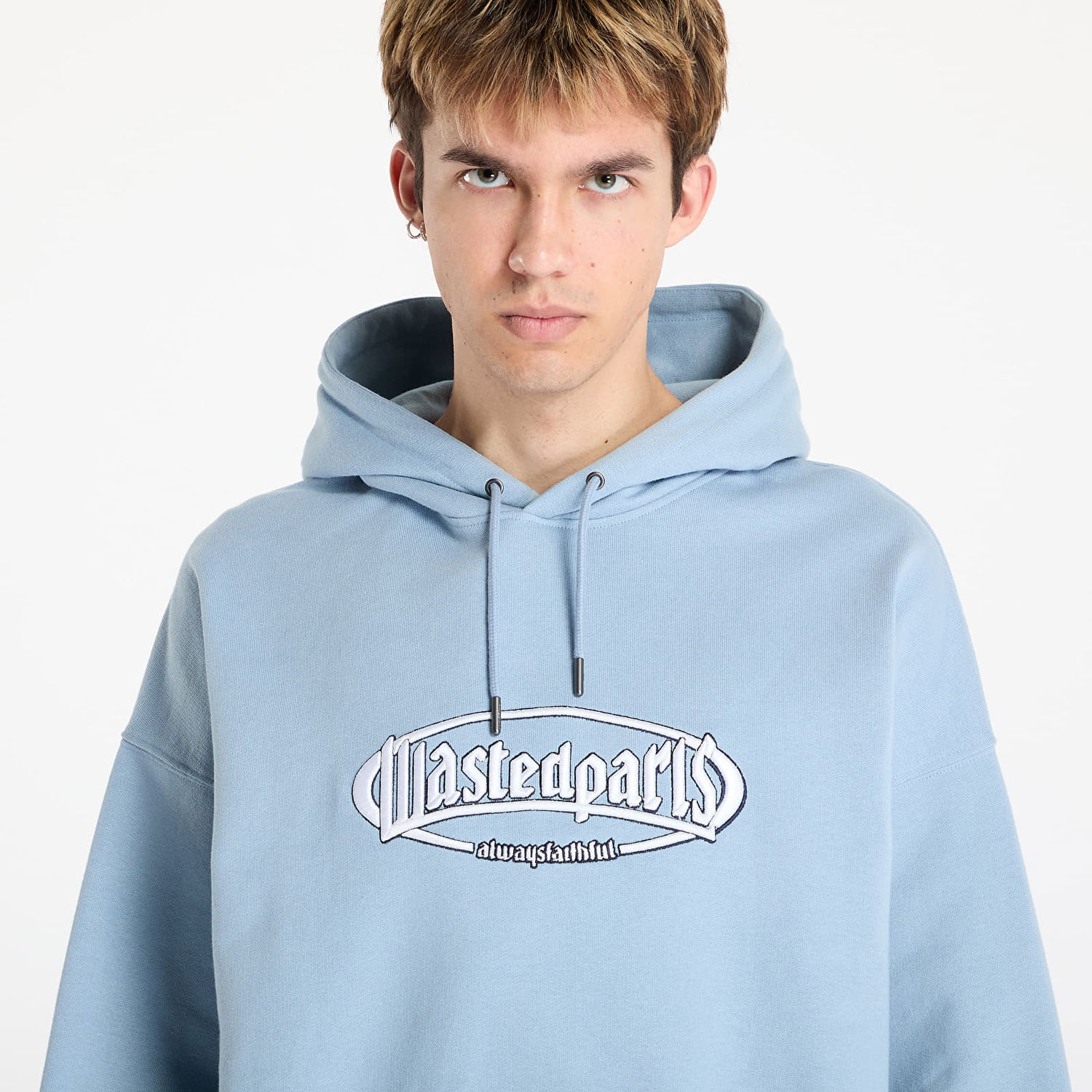 Mikina Wasted Paris Wasted Paris M Yard Boxy Hoodie Modrá | WP_000257, 1