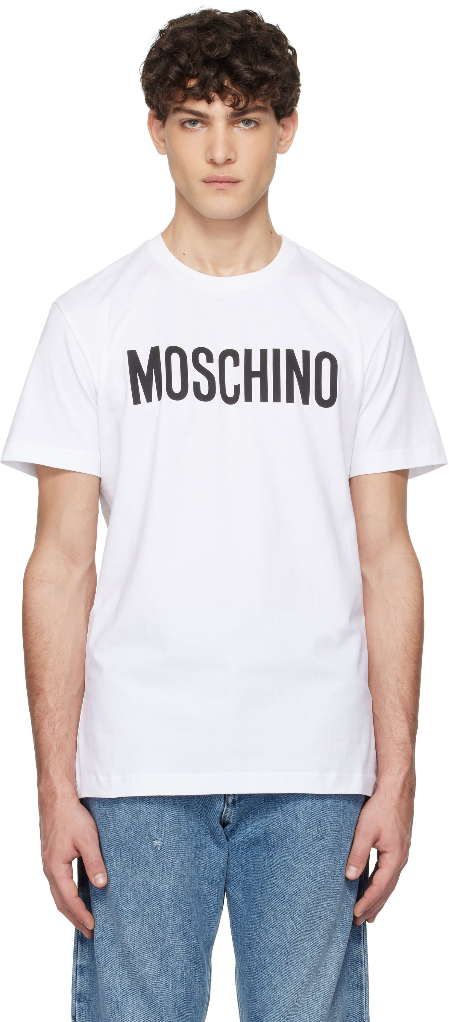 Tričko Moschino Moschino Institutional T-Shirt Biela | 251ZZA072002411001, 0
