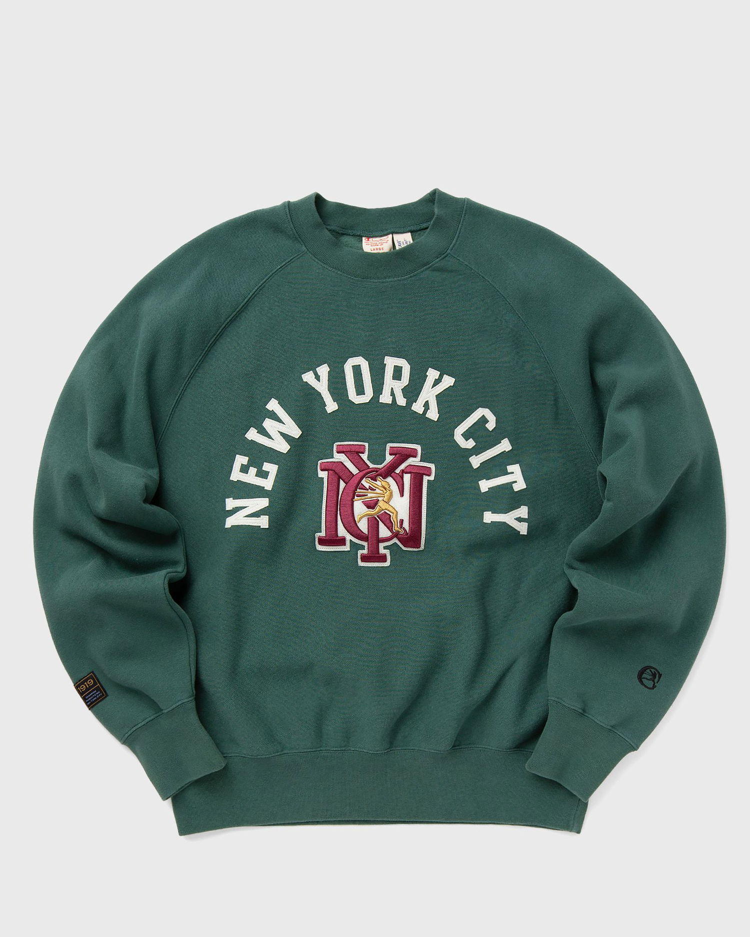Mikina Champion Crewneck Sweatshirt Zelené | 220002-BIS, 0
