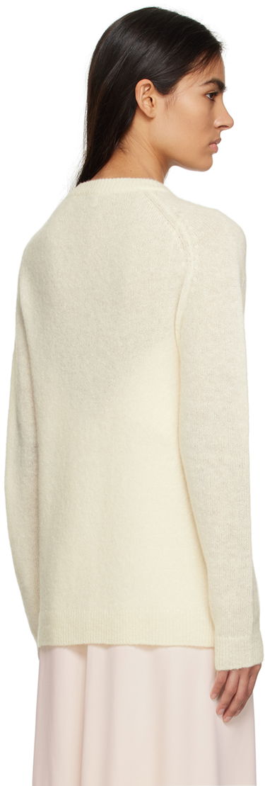Sveter TOTEME TOTEME Monogram Knit Sweater Biela | 232-5153-306, 2