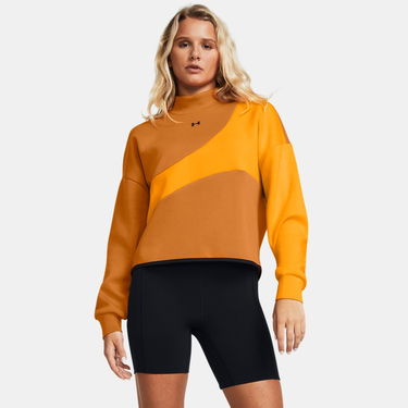 Mikina Under Armour Unstoppable Fleece Crop Crew Sweatshirt Oranžová | 1379845-802, 0
