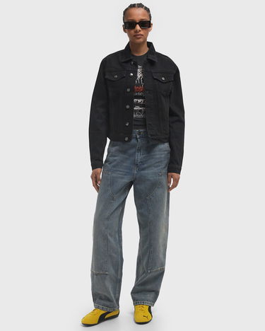 Bunda 032C Down To Earth Boxy Denim Jacket Čierna | S25-URD-1921-050-W, 2