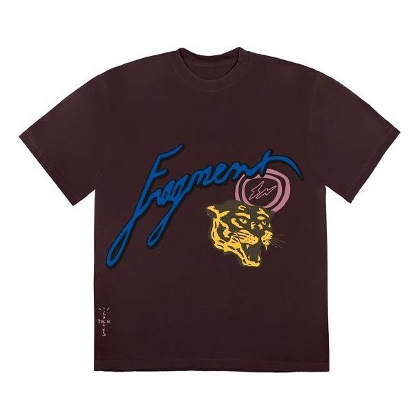Tričko Cactus Jack by Travis Scott Travis Scott Cactus Jack x Fragment Design Icons T-Shirt Hnedá | CJFN-SS16