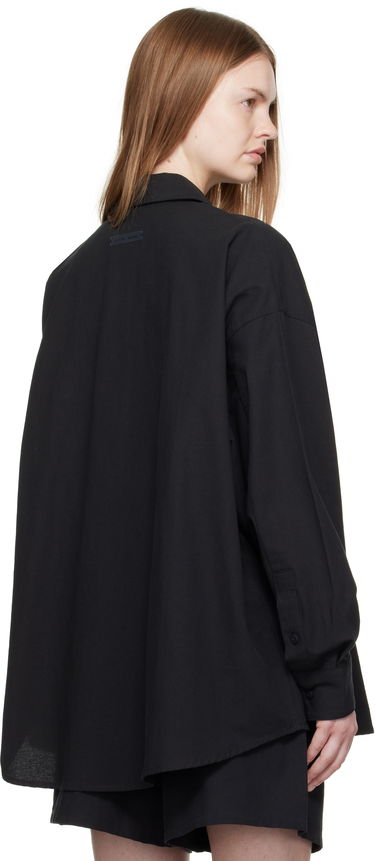 Košeľa Fear of God Fear of God ESSENTIALS Relaxed Shirt Čierna | 186SP255520FW, 2