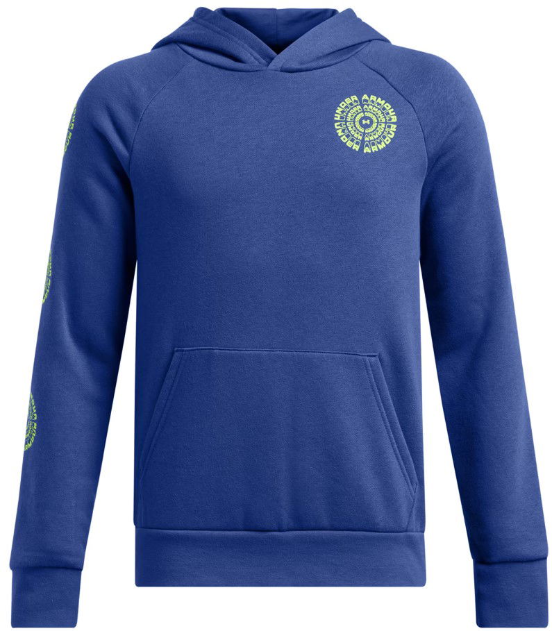 Mikina Under Armour Spiral Logo Fleece Hoodie Modrá | 1386990-432, 0