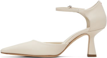 Oblečenie Aeyde Aeyde Salvi Ankle Strap Heels Biela | A11-PU-VDHP75ST167-SS25-100-007, 2
