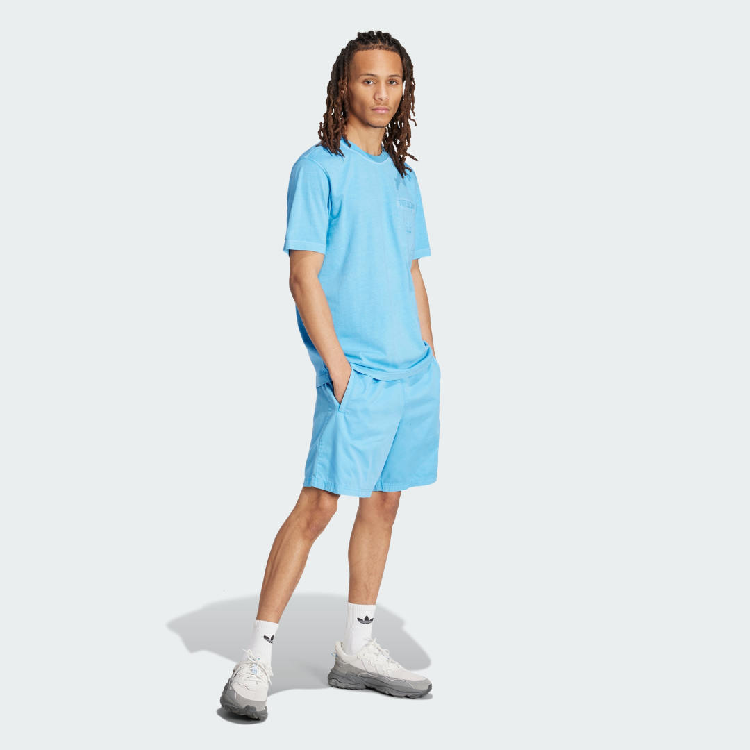 Šortky adidas Performance Trefoil Essentials+ Dye Woven Modrá | IS1731, 1