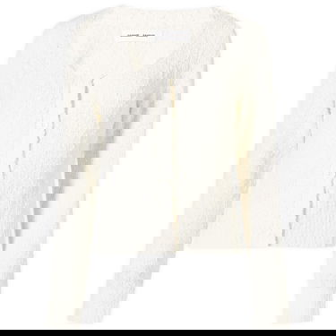 Sveter Samsoe Samsoe Samsøe Samsøe Sajulia Knitted Cardigan Biela | F24200039-110108TCX, 0