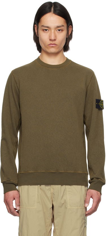 Sveter Stone Island Stone Island Fleece Sweatshirt Zelené | K1S15 6100020 S0060, 0
