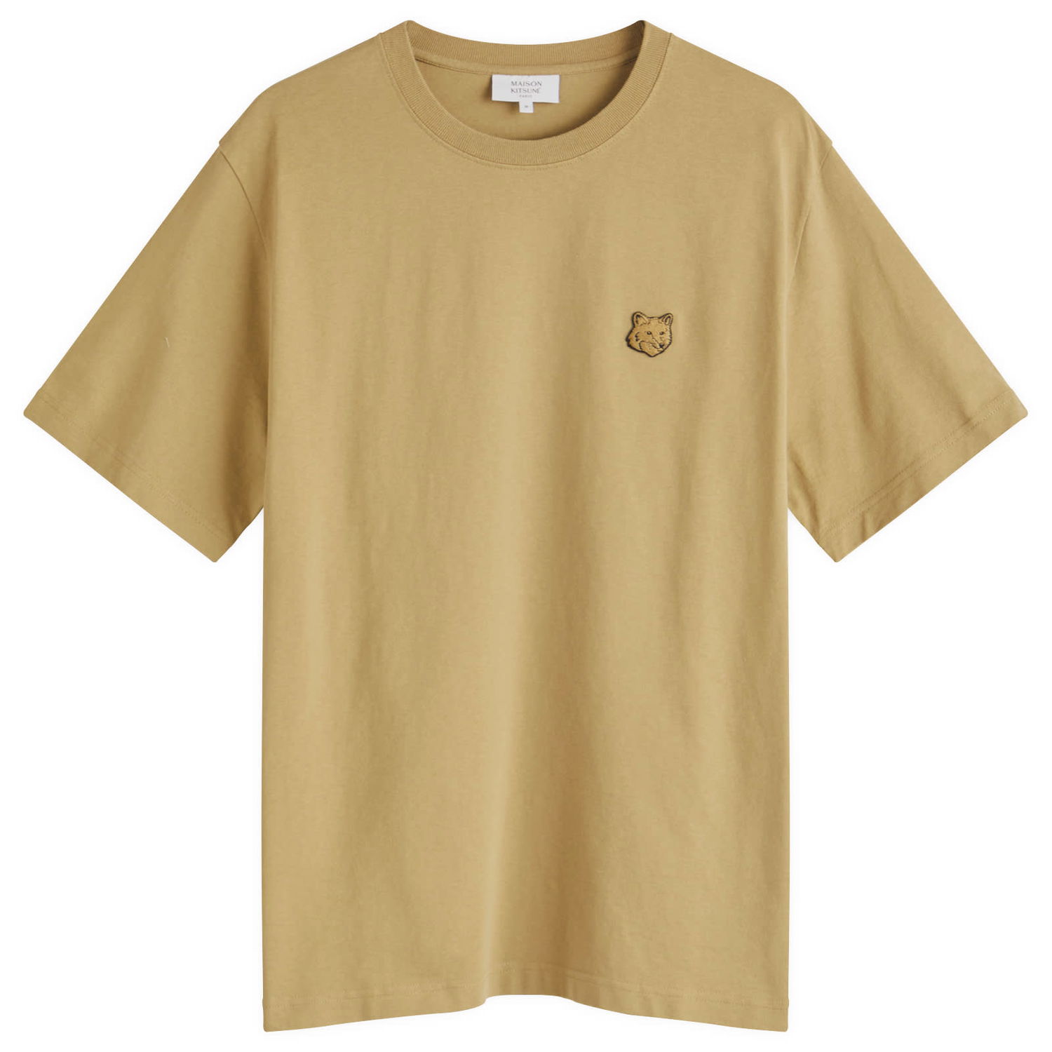 Tričko MAISON KITSUNÉ Maison Kitsuné Bold Fox Head Patch Comfort T-Shirt Béžová | MM00127KJ0118-0117, 1