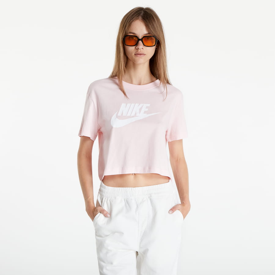 Tričko Nike Sportswear Essential Cropped T-Shirt Ružová | BV6175-611, 0