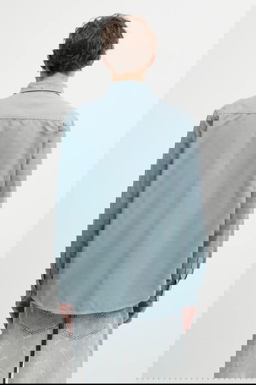 Košeľa Carhartt WIP L/S Bolton Cotton Shirt Regular Fit Classic Collar Tyrkysová | I030238.33EXX, 2