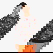 Michael Jordan Retro TV Print Fleece Pullover Hoodie