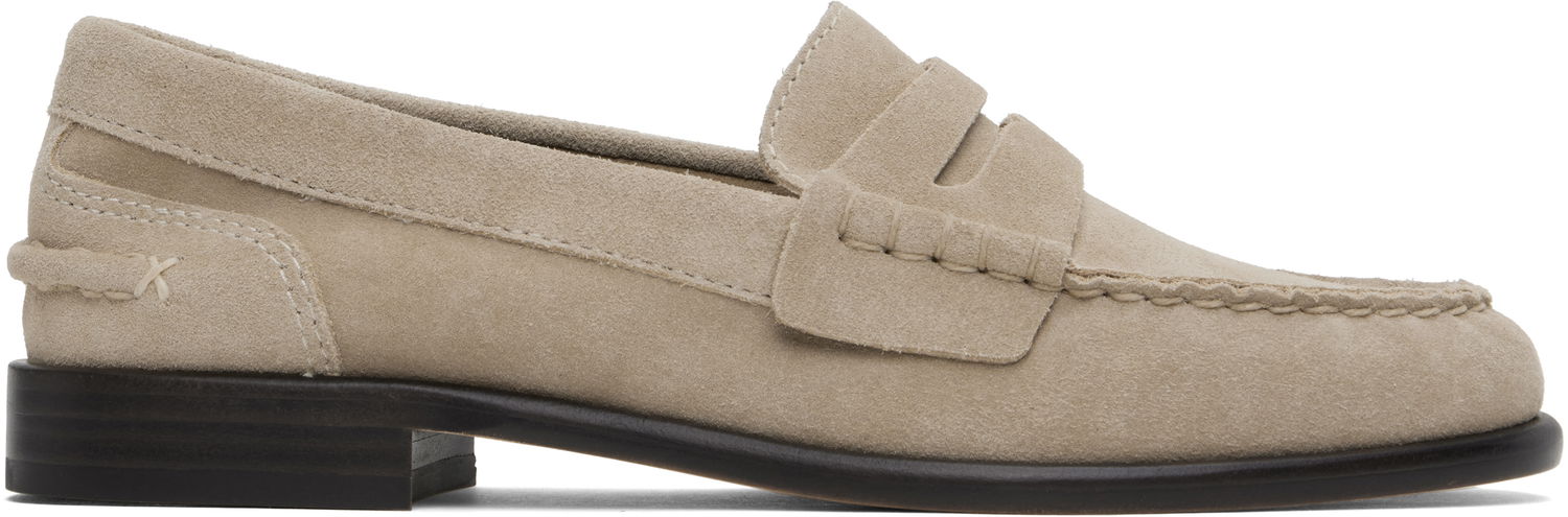 Oblečenie rag & bone Rag & Bone Carter Suede Loafers Béžová | WFF24PF027SU27, 0