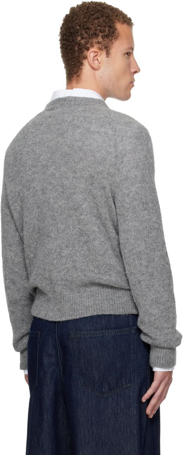 Sveter Dries Van Noten Raglan Sweater Šedá | 252-021223-2709, 2
