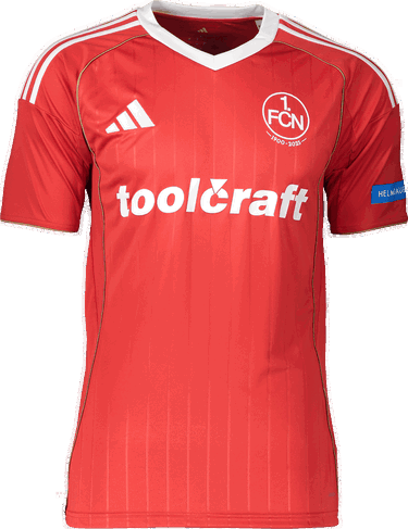 Dres adidas Originals 1. FC Nürnberg 3rd Jersey 2025/26 Červená | 6fcnjd7395, 0